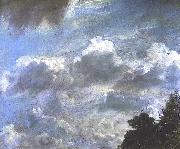 John Constable Cloud Study, Hampstead; Tree at Right, Royal Academy of Arts, London Germany oil painting artist
